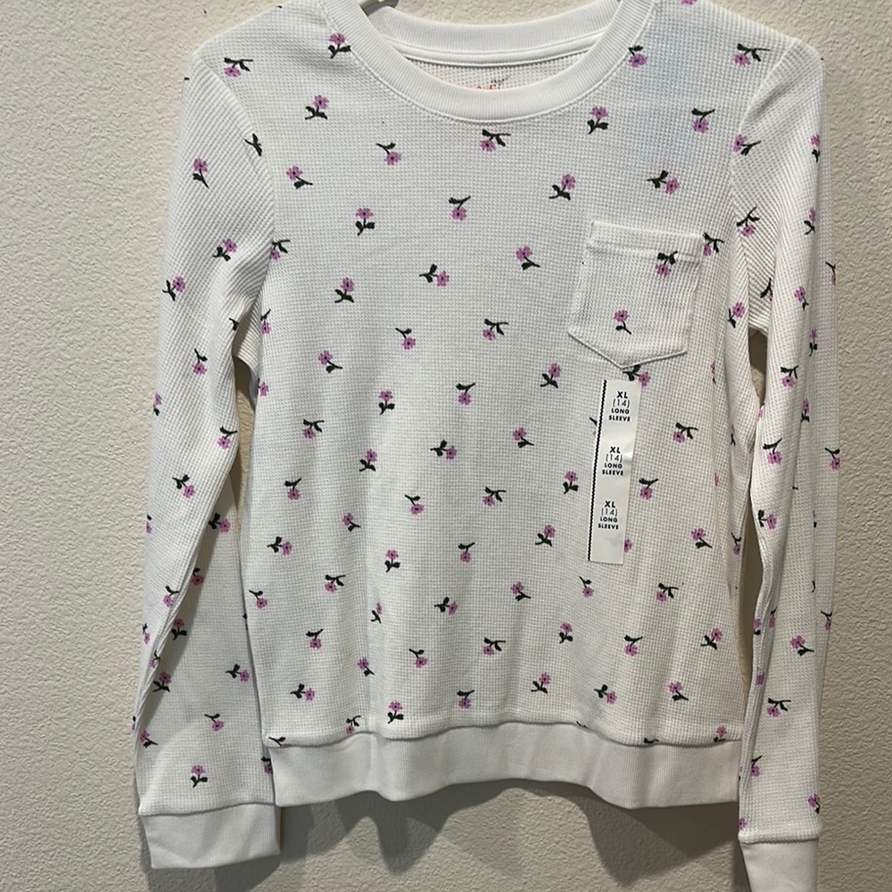 Floral Print Long Sleeve Top